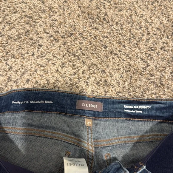 DL1961 Emma Power Legging Skinny Maternity Jeans size 27